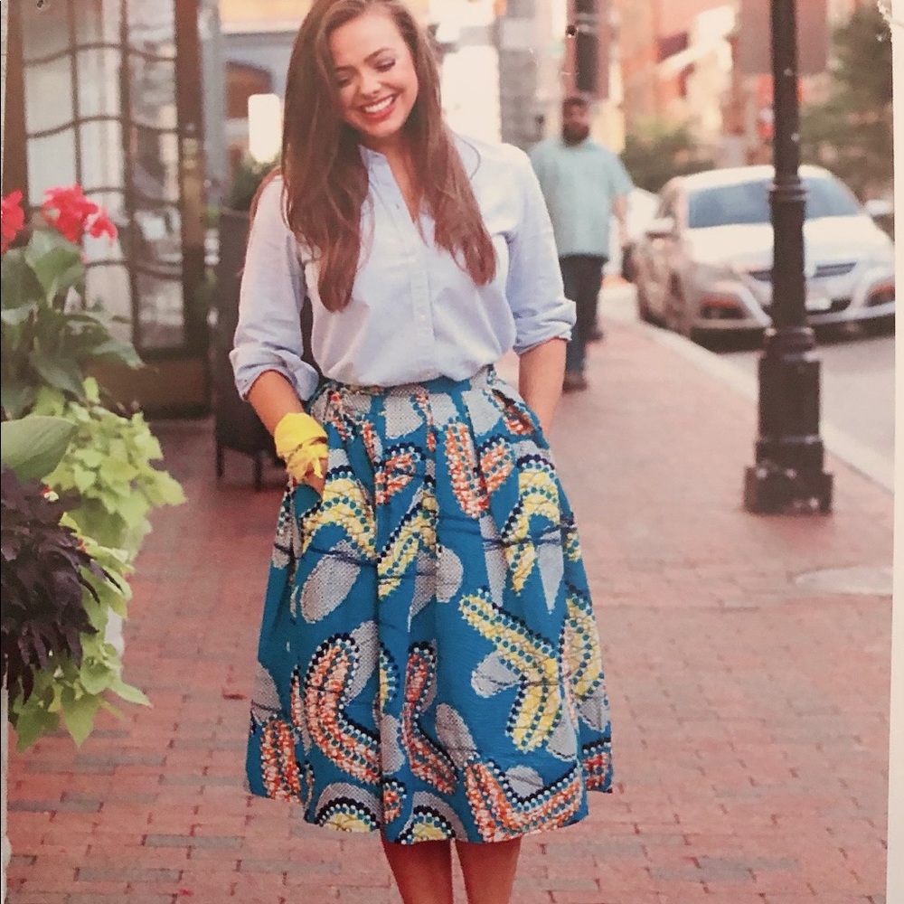 African skirts and shirts